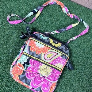 Vera Bradley Crossbody Bag Floral Quilted Lightweight‎ Travel Purse